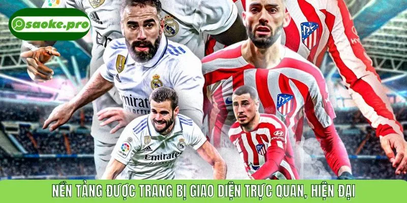 Nền tảng được trang bị giao diện trực quan, hiện đại